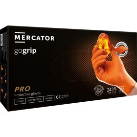   Mercator Gogrip narancssárga nitril kesztyű 50 db XXL méret