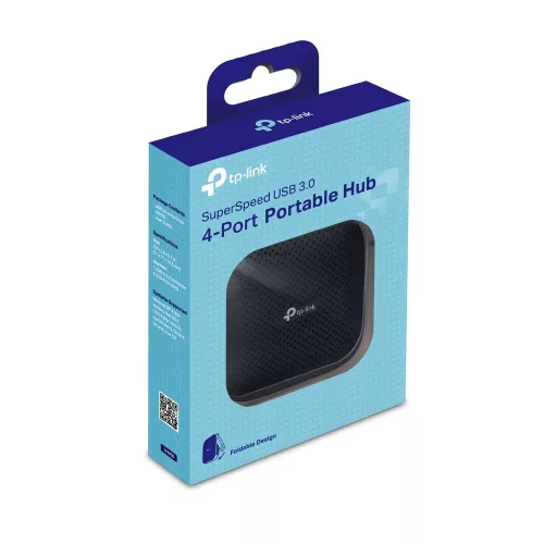 TP-Link UH400 Hub (4x USB 3.0; fekete)