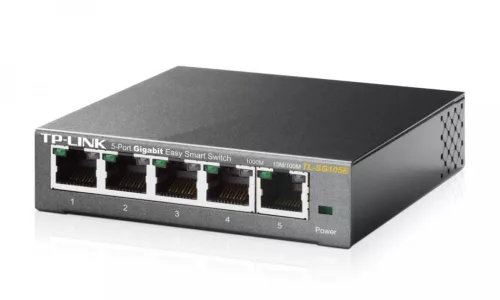 TL-SG105E 5 portos gigabites, könnyen használható intelligens kapcsoló