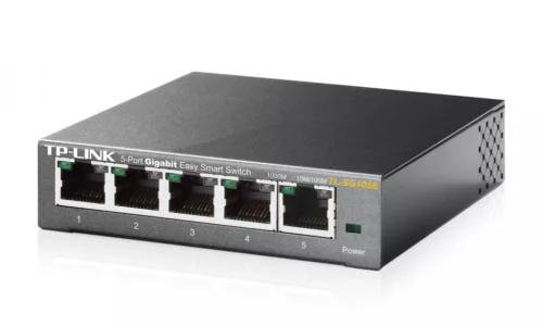 TL-SG105E 5 portos gigabites, könnyen használható intelligens kapcsoló