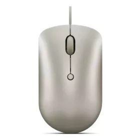   Lenovo 540 USB-C vezetékes kompakt egér, homokszínű, GY51D20879
