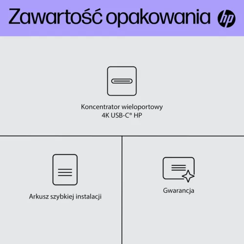 HP 4K USB-C többportos elosztó (EU)