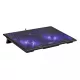 Hűtőpad ms cool d105 led 2x usb fekete