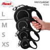 Flexi automata póráz new classic s fekete - szalagos kutyáknak 15 kg-ig - 5 m
