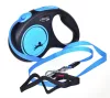 Flexi automata póráz new neon s szalaggal 5 m - kutyáknak 15 kg-ig, kék