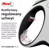 Flexi automata póráz New Comfort L szalaggal 8 m - kutyáknak 50 kg-ig, fekete