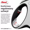 Flexi automata póráz New Comfort L szalaggal 8 m - kutyáknak 50 kg-ig, fekete