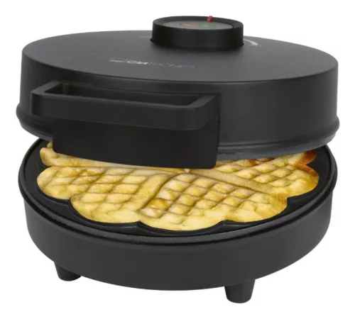 Clatronic 3832 Szív alakú gofrisütő, fekete