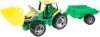 Traktor kanállal és utánfutóval 90 cm