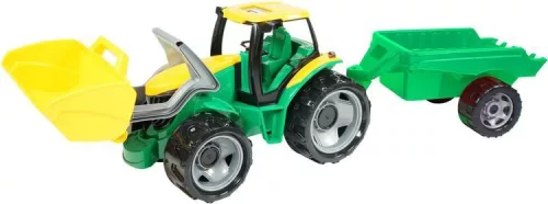 Traktor kanállal és utánfutóval 90 cm