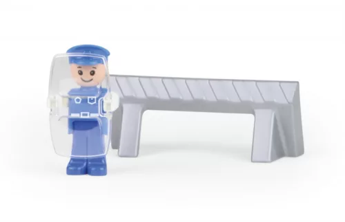 Rendőrautó tartozékokkal egy truxx dobozban