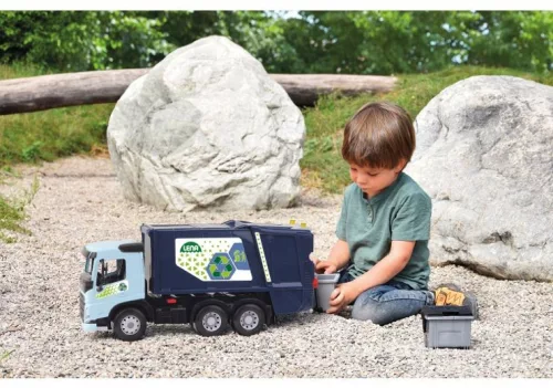 Worxx Volvo FMX szemeteskocsi dobozban