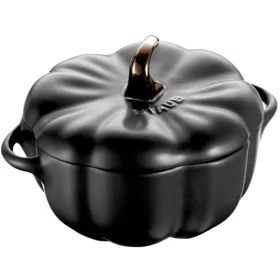   Mini cocotte kerek sütőtökös öntőforma 40508-549-0 - fekete 700 ml