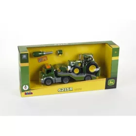 John Deere traktor pótkocsin történő forduláshoz