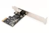PCI Express vezetékes hálózati kártya gigabites 10/100/1000mbps sebességhez, alacsony profilú
