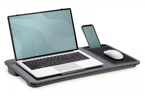 Notebook állvány egérpaddal és okostelefon-állvánnyal