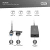 USB 3.0 Hub/4 portos Slimline USB A Hub + USB-C Adapter 1,2 m 5 Gbps, USB-C Tápcsatlakozó