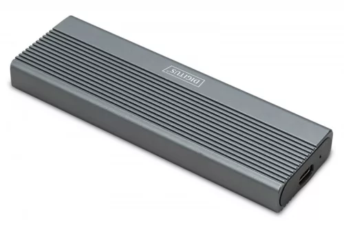 USB 3.1 Type-C ház M.2 NVMe 10 Gbps SSD + SATA 6 Gbps alumínium, szerszámmentes