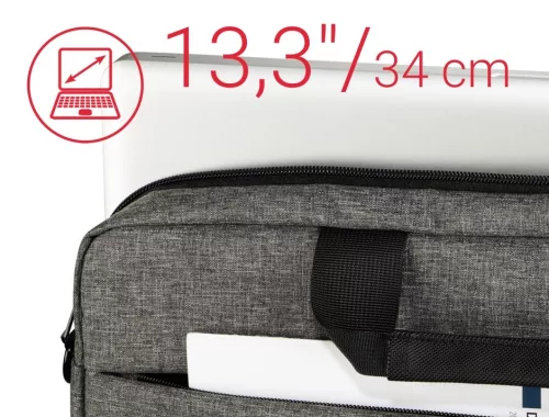 13,3 hüvelykes, terra szürke laptop táska