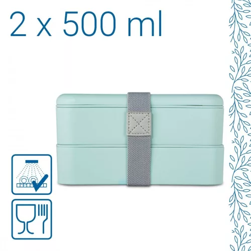 Hama emeletes uzsonnásdoboz 500 ml elvitelre
