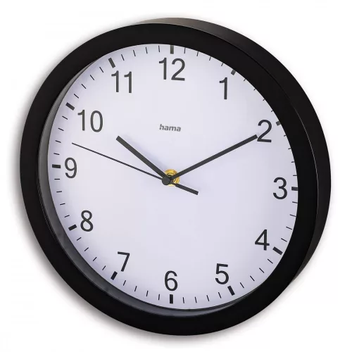 Elba falióra 25 cm fekete