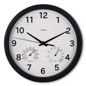 Máltai falióra 25 cm, fekete