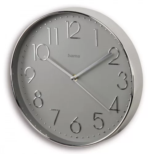 Falióra 30cm Korzika ezüst-szürke