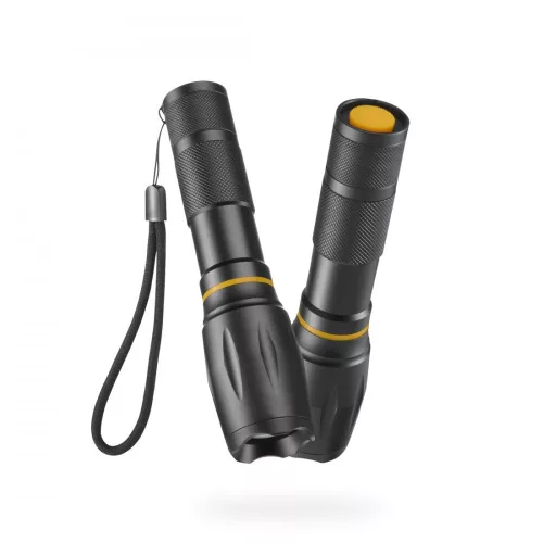 az 1-ben LED-es zseblámpa 200lm 100m 3 zoom mód