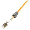 RJ45 dugók Cat.6,6a,7 árnyékolt 10 db.