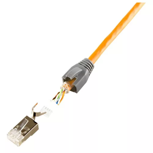 RJ45 dugók Cat.6,6a,7 árnyékolt 10 db.