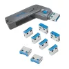 8 db USB portzár kulccsal