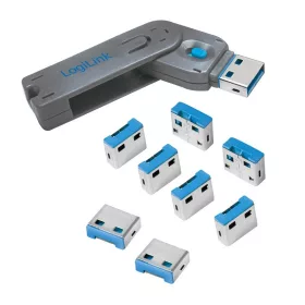 8 db USB portzár kulccsal