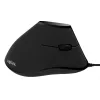 Ergonomikus optikai egér, függőleges, USB, fekete