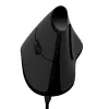 Ergonomikus optikai egér, függőleges, USB, fekete
