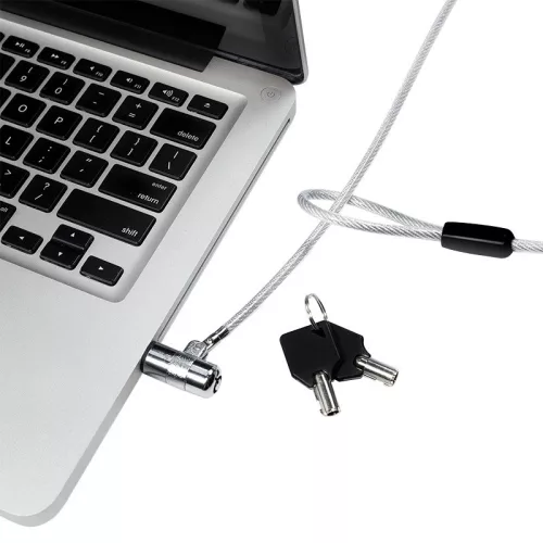 Biztonsági kábel, kulcs, 1,8 m ultrabookhoz