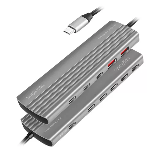 USB3.2 gen2 hub, 2x USB-A, 2x USB-C, PD, 100W
