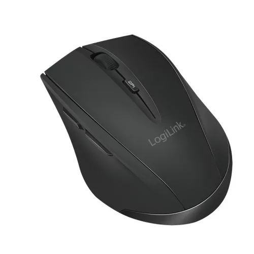 Vezeték nélküli BT 5.0 egér, ergonomikus, fekete