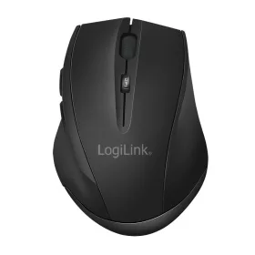 Vezeték nélküli BT 5.0 egér, ergonomikus, fekete