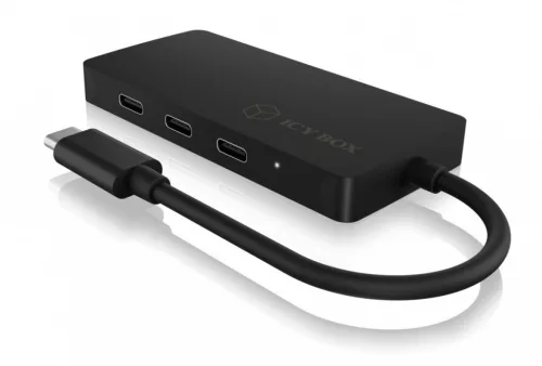 ib-hub1429-cpd elosztó 4x C típusú USB elosztó, 3x C típusú, 1x C típusú PD, akár 100 watt