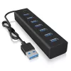 IB-HUB1700-U3 7 portos USB hub + tápegység