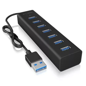 IB-HUB1700-U3 7 portos USB hub + tápegység