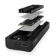 Dokkolóállomás IB-180MC-C31 M.2 NVMe és SATA dokkoló, USB 3.2 (gen2) Type-C, alumínium