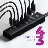ib-hub1737-c3 hub 7 portos USB 3.2 gen 1 hub, 3x USB Type-C, 4x USB Type-A