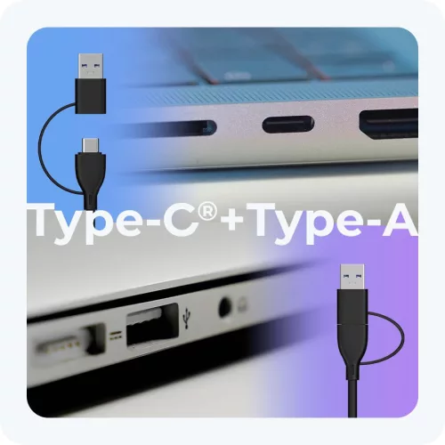 ib-hub1737-c3 hub 7 portos USB 3.2 gen 1 hub, 3x USB Type-C, 4x USB Type-A