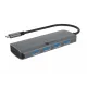 Dokkolóállomás ib-dk4022a-cpd 6in1, hdmi, usb, PD
