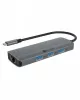 Dokkolóállomás ib-dk4034a-cpd 6in1, hdmi, usb, PD, lan