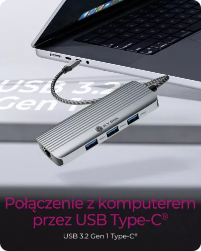 Dokkolóállomás ib-dk4034a-cpd 6in1, hdmi, usb, PD, lan