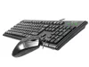 Billentyűzet, billentyűzet + membrános egér szett a4 tech a4tkla43774 (usb 2.0; fekete; optikai)
