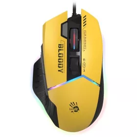 A4tech W95MAX USB sport egér, lime a4tmys47259