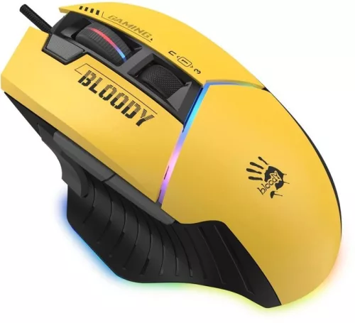A4tech W95MAX USB sport egér, lime a4tmys47259